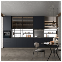 Quanyou Whole House Customized Kitchen Integrated Cabinets Quartz Stone Countertops Cabinet Doors Customized Light Luxury Integrated Decoration Brewer