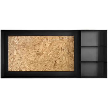 One-piece thickened stainless steel tv niche customization