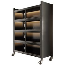 Shuaishi kitchen rack floor-standing multi-layer microwave storage cabinet household multi-functional appliance storage cabinet cabinet