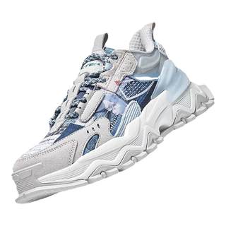 特步山海系列复古运动鞋子男鞋冬季潮流休闲鞋秋冬官方旗舰老爹鞋