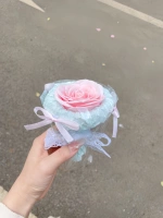 Подарочная коробка с розовым #синим перламутром вишневого цвета