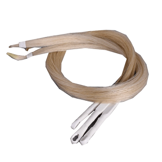 Erhu Bow Spare Horsehair, Inner Mongolia Jade Silk Material, Natural Professional Erhu Replacement Bow Hair, Excellent String Sticking Effect