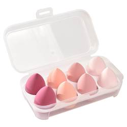 Beautiful makeup eggs are super soft and do not eat powder, dry and wet dual -use delicate sponge powder puff cushion color makeup egg foundation liquefied makeup tools