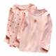 Girls autumn clothes A pure cotton two-piece base shirt