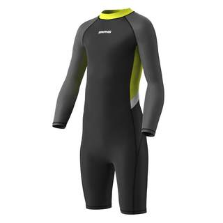 Swans boys' one-piece long-sleeved swimsuit with sun protection and warmth