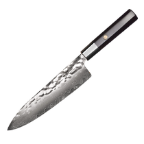 日本菲花440C大马士革钢主厨刀牛肉刀三文鱼刺身刀日式鱼生料理刀