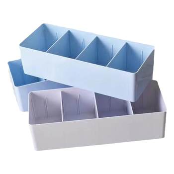 Medical infusion box storage basket drawer partition box multi-grid desktop partition rectangular plastic medicine classification and sorting