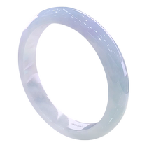 (Self-operated) Qianyu Picking Up Burmese natural A-grade jade ice-moist light green and elegant old water jade bracelet