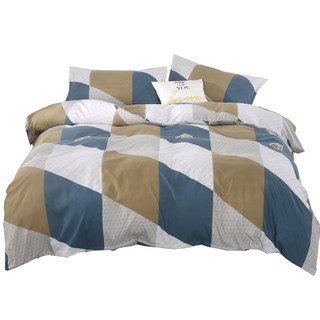 Class a quality thickened pure cotton quilt cover is simple and skin-friendly