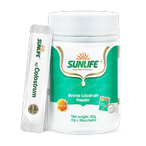 Life Sunshine – poudre de Colostrum bovin pur importé de nouvelle-zélande 30g immunoglobuline lactoferrine lactoferrine