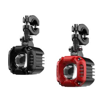 Fluorescent motorcycle led spotlights ultra-bright electric vehicle far and near lights tangent lens modified spotlights