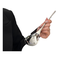 Qinpei Time Arc Long Head Drinking Spoon Korean 18 10 Stainless Steel Mixing Rice Spoon Creative Long Handled Spoon Solid