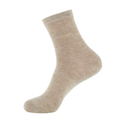 New summer thin mid-tube business deodorant and sweat-absorbent linen socks pure linen men's and women's thin socks