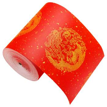 Wannian red long roll thickened couplet special paper