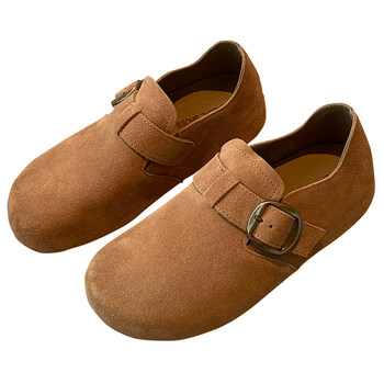 Retro belt buckle thick sole birken shoes Retro belt buckle thick sole birken shoes