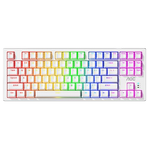 AOC GK233 three-mode mechanical keyboard 87 keys gray wood axis v3 e-sports game Bluetooth wireless customized keyboard