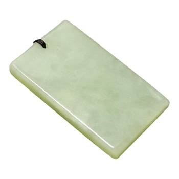 Pure natural xiuyan jade pendant ping'an brand hand polished