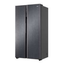 Soft-freezing Haier refrigerator 602 liters large capacity household double-door first-class energy efficiency living room silver official