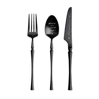 Nordic ins stainless steel knife and fork spoon high-end western tableware