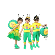 61 Children Small Snails Animals Show Clothes Kindergarten Men And Women Cute Cartoon Shapes Dance Performance Props