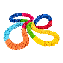 Southeast and northwest running tension rope kindergarten elastic band outdoor elastic rope tension band parent-child team building game props