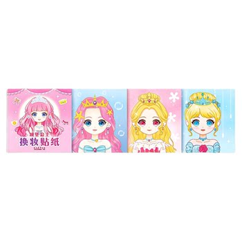 Princess dress up sticker ປື້ມບັນ 3 ຫາ 6 ປີ toy girls