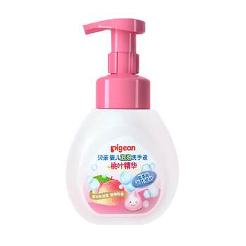 Pigeon Baby Peach Leaf Essence Bubble Hand Sanitizer 280ml*1 bottle ນໍ້າຢາລ້າງມືແອມິໂນແອຊິດເດັກນ້ອຍ