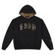 MEDM American retro leopard print hooded sweatshirt