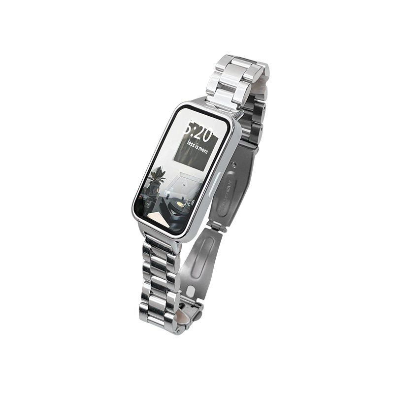 Metal three beads stainless steel Huawei 11 watch strap psnld