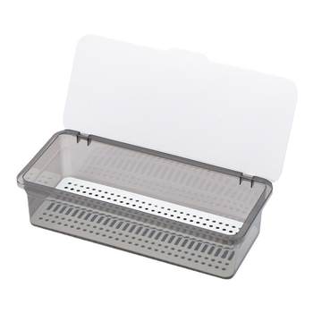 Chopstick box with lid dust-proof drain kitchen storage rack