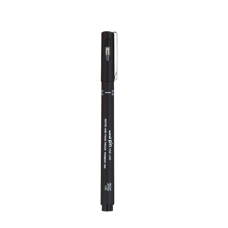 UNI drawing hook line comic design needle pen