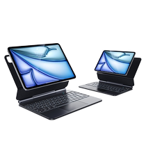 Flash magic ipad magic keyboard suitable for Apple Air6 tablet 2024pro13 11-inch magnetic protective case wireless Bluetooth touch all-in-one smart mouse set for replacement