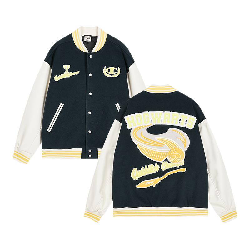 Champion men's contrasting color baseball jacket