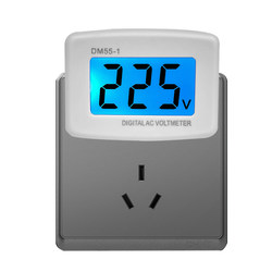 전기 미터 가정용 전압계 AC 220v110v 전압 디스플레이 LCD 디지털 디스플레이 플러그 DM55-1