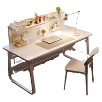 Natural art and desk bedroom student study writing study table cream style home desktop office computer table