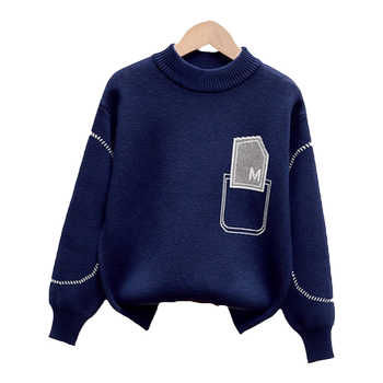 Boys sweater pure cotton boys top trendy Boys sweater pure cotton boys top trendy