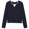 25 new autumn women's fake two-piece sweater