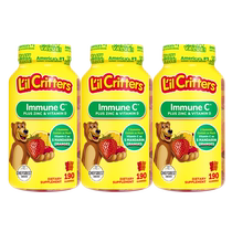 (Self-operated) U.S. imported lilcritters Ligui bear gum vc zinc 190 tablets * 3 vitamin gummy candies