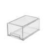 Office desktop storage box is fully transparent and convenient to find