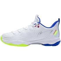 Li Ning badminton shoes Mens and womens shoes Trident III LITE shock абсорбировать отскок дышащий низкий уровень-