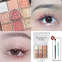 DELIGHTFUL [Firework Plate] 0,25 г * 9 бесплатных кистей для теней + триммер для бровей