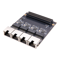 ALINX 4-way PHY 1000M Gigabit Ethernet port module LPC FMC daughter board FL2121
