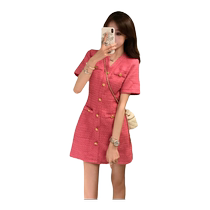 MUEL Оригинальная маленькая душица-платье женское лето 2024 года новое имя Юанюань Темперомент Кашью стройные юбки Превосходные сенсации