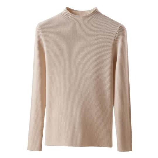 雅鹿毛衣女款加绒德可外穿发热打底衫加厚保暖内衣上衣单件冬季PB