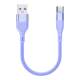 Yixingxing power bank short fast charging data cable