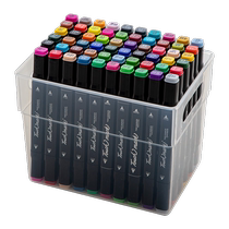 Student stationery storage box desktop transparent pen holder pencil box marker pen watercolor pen hand account tape storage box