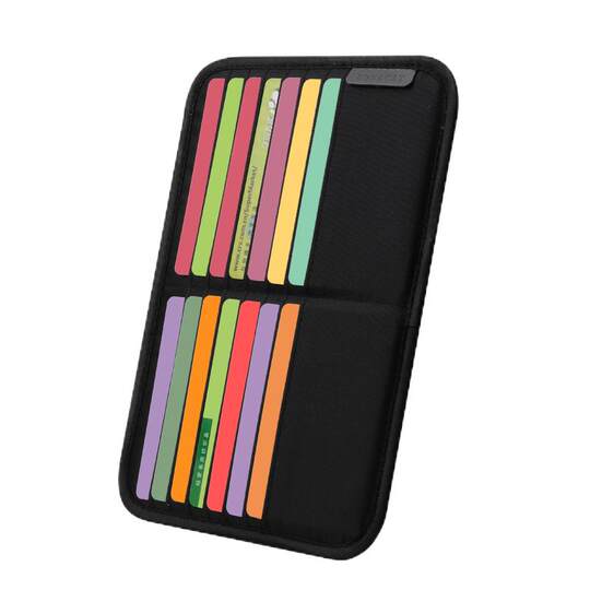Sonacat ultra-thin partition storage large-capacity card holder