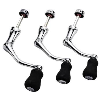 Fishing wheel rocker universal handle handle spinning wheel folding fishing liner sea rod wheel rocker arm full metal accessories fishing gear