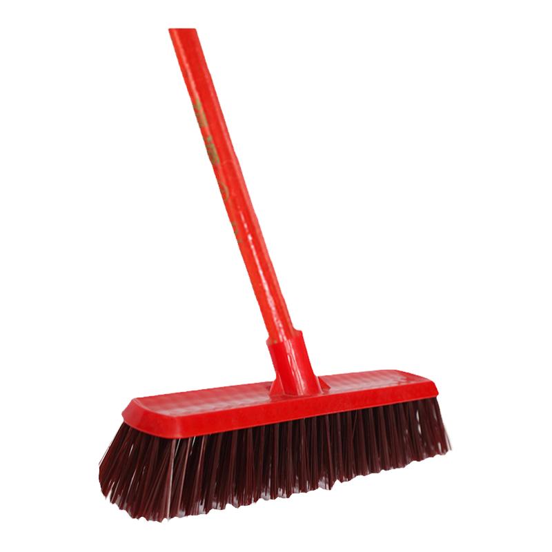 Round head toilet brush toilet cleaning wooden long handle