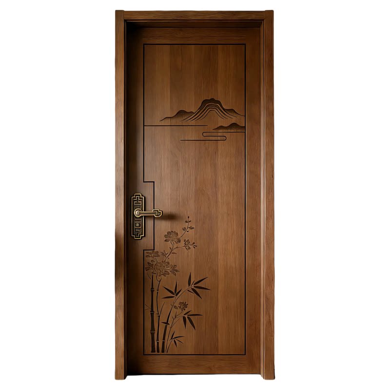 Song style aesthetic bedroom door complete package installation room door